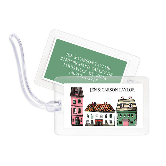 City Dwellings Luggage Tags